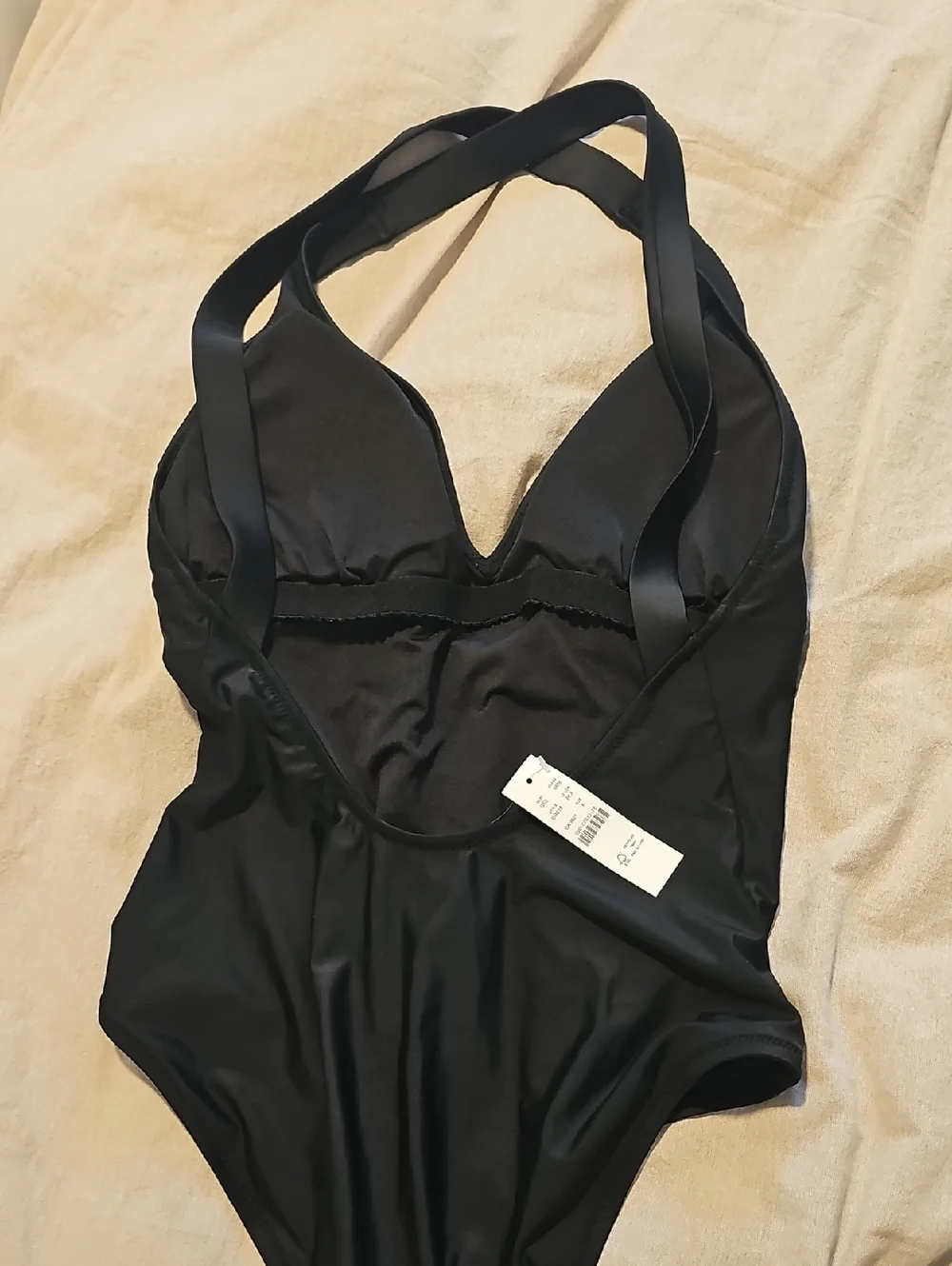 J. Crew Black Plunge One-Piece Swimsuit - Picture 7 of 7